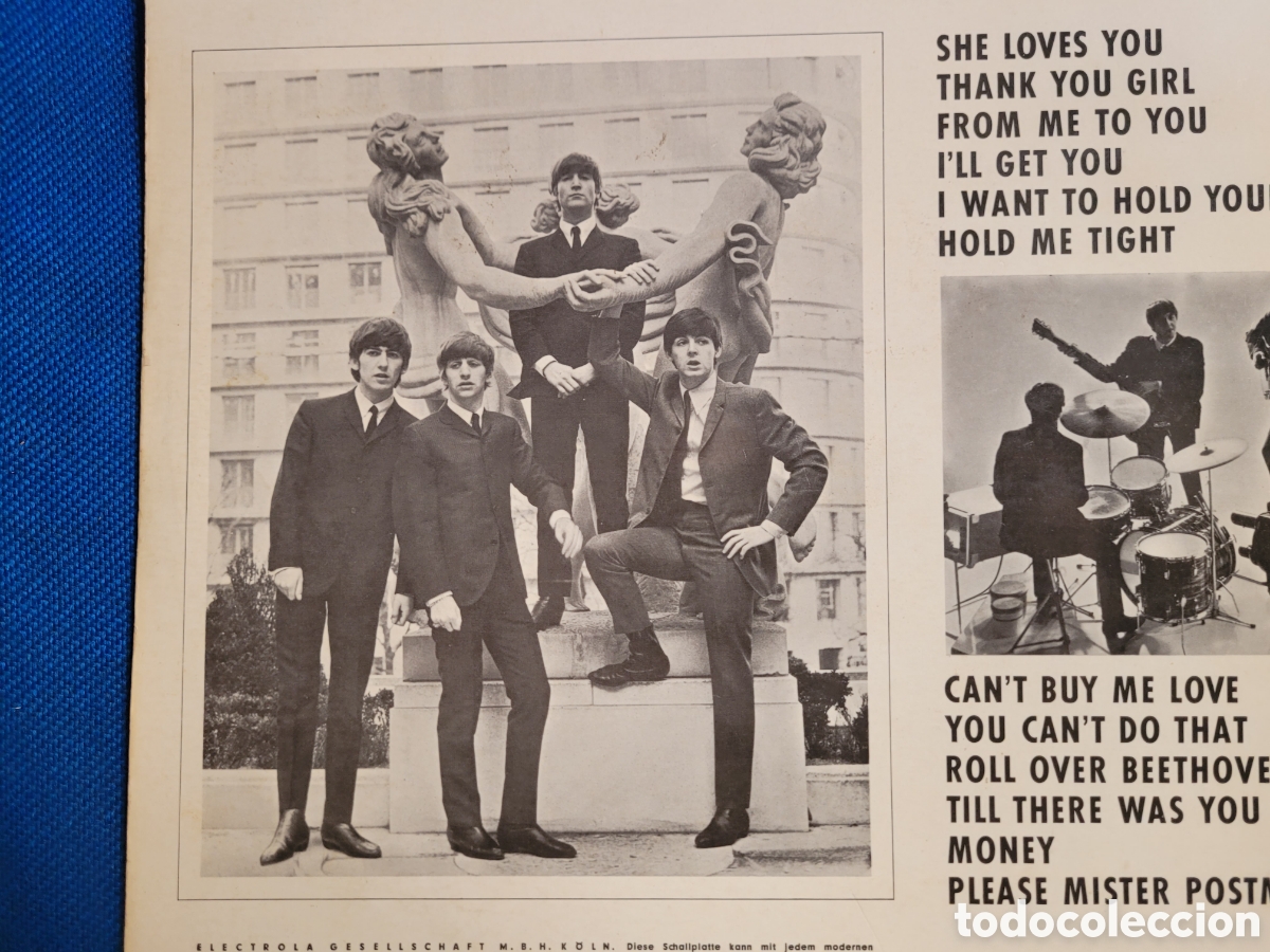 Discos de vinilo: BEATLES LP ALEMAN EXITOS A&Ntilde;OS 60 - Foto 5