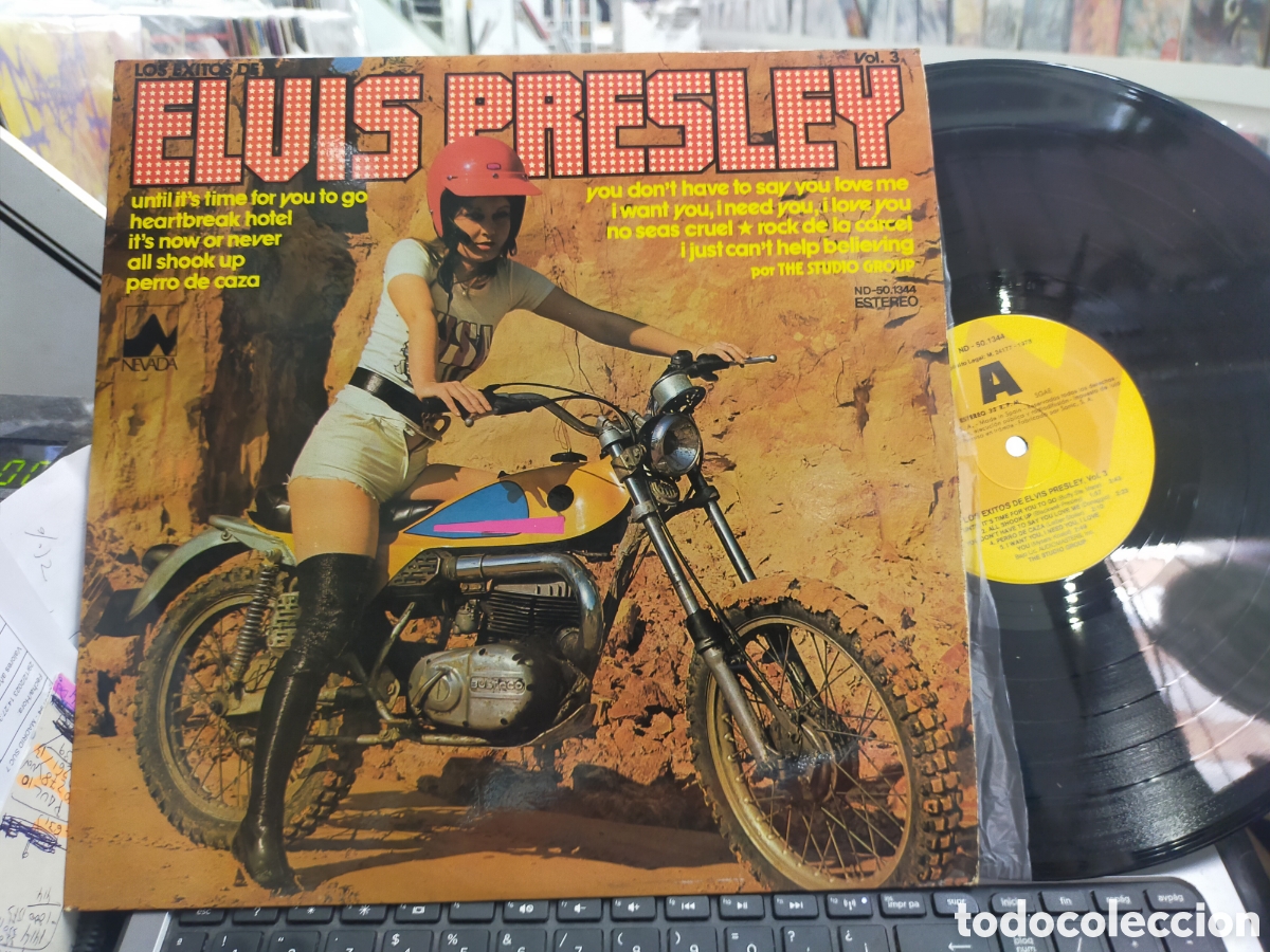 Discos de vinilo: The studio group LP los &eacute;xitos de Elvis Presley vol.3 Espa&ntilde;a 1978 - Foto 1