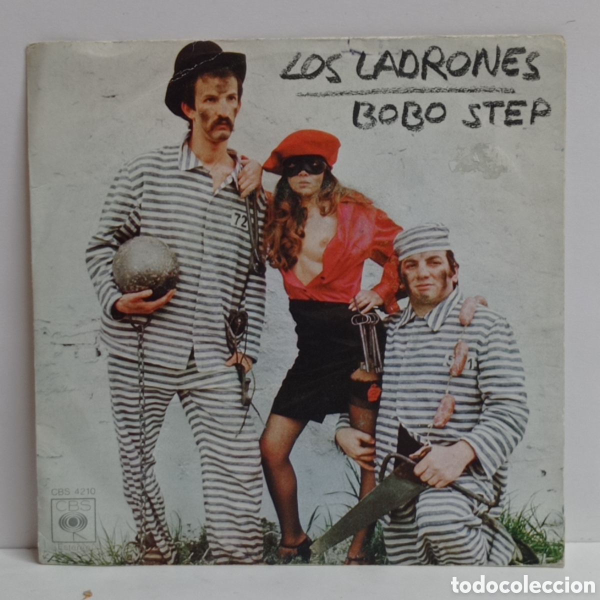 Discos de vinilo: LOS LADRONES, BOBO STEP (CBS 1976) -SINGLE- - Foto 1