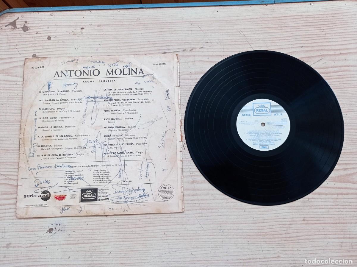 Discos de vinilo: Antonio Molina - Antonio Molina LP - Foto 2