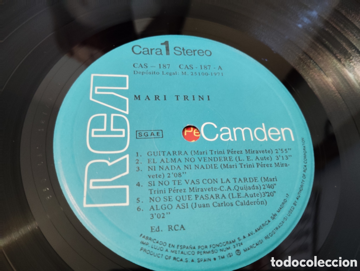 Discos de vinilo: MARI TRINI - MARI TRINI ( 1971 ) - Foto 3