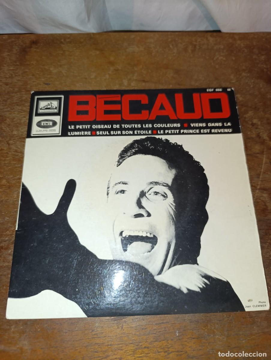 Discos de vinilo: Disco de vinilo Gilbert B&eacute;caud &ndash; Seul Sur Son Etoile - Foto 1