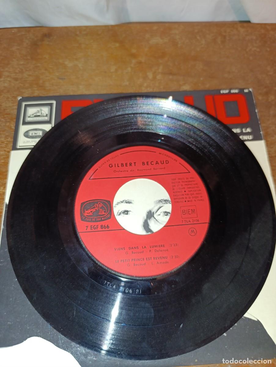 Discos de vinilo: Disco de vinilo Gilbert B&eacute;caud &ndash; Seul Sur Son Etoile - Foto 4