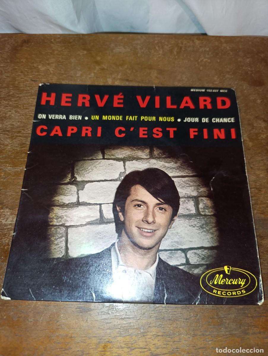 Discos de vinilo: Disco de vinilo Herv&eacute; Vilard &ndash; Capri Cest Fini - Foto 1