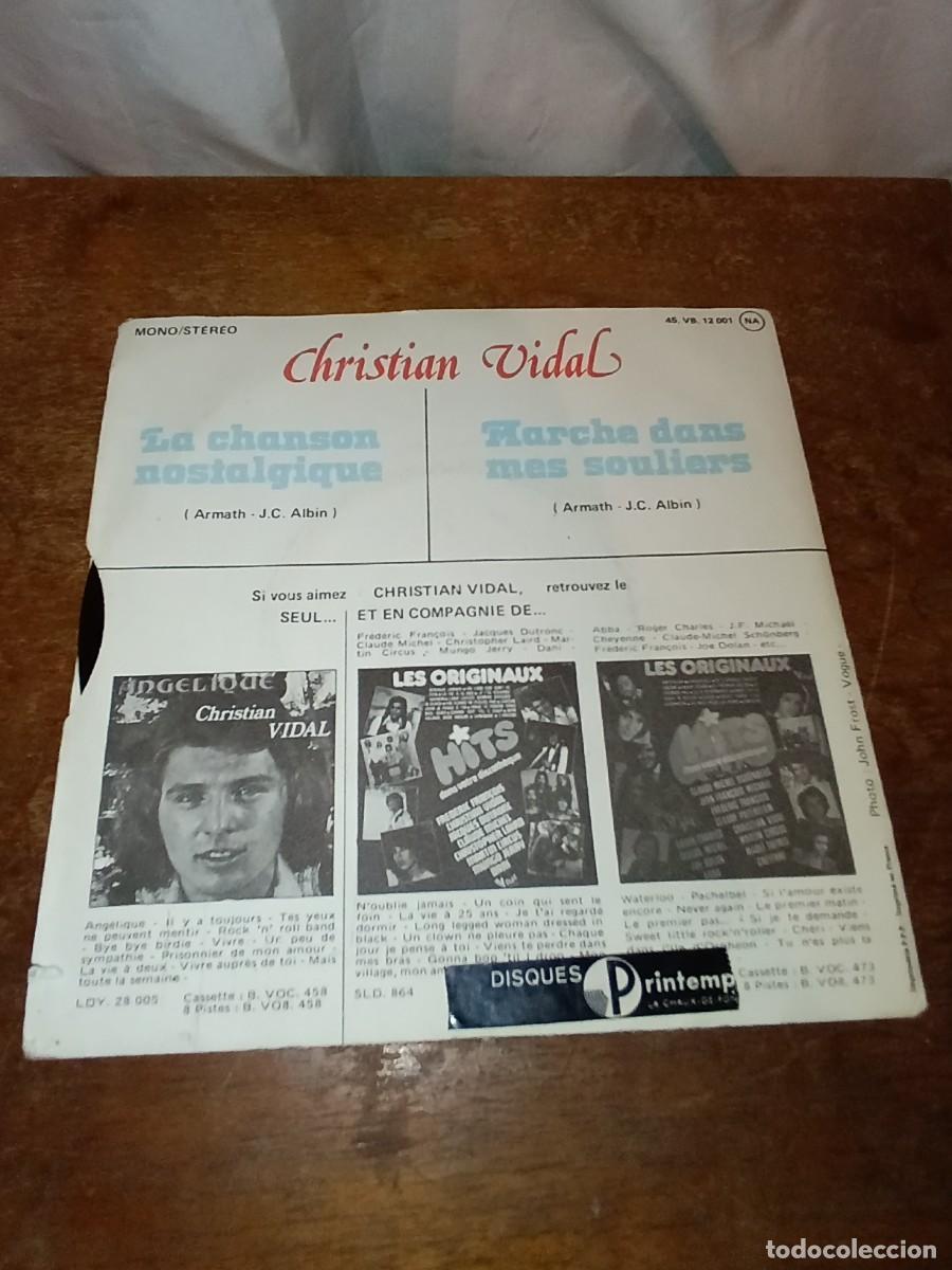 Discos de vinilo: Disco de vinilo Christian Vidal &ndash; La Chanson Nostalgique - Foto 2
