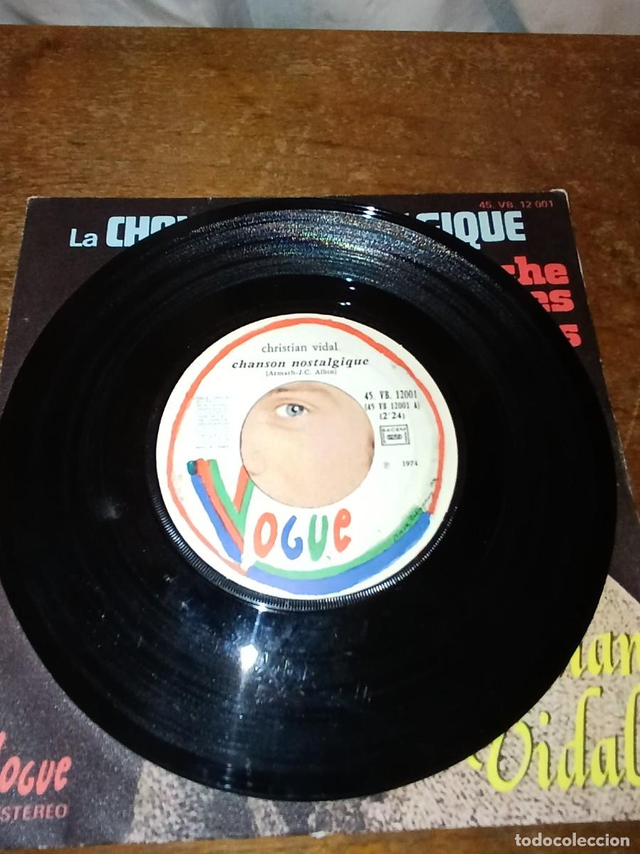 Discos de vinilo: Disco de vinilo Christian Vidal &ndash; La Chanson Nostalgique - Foto 3