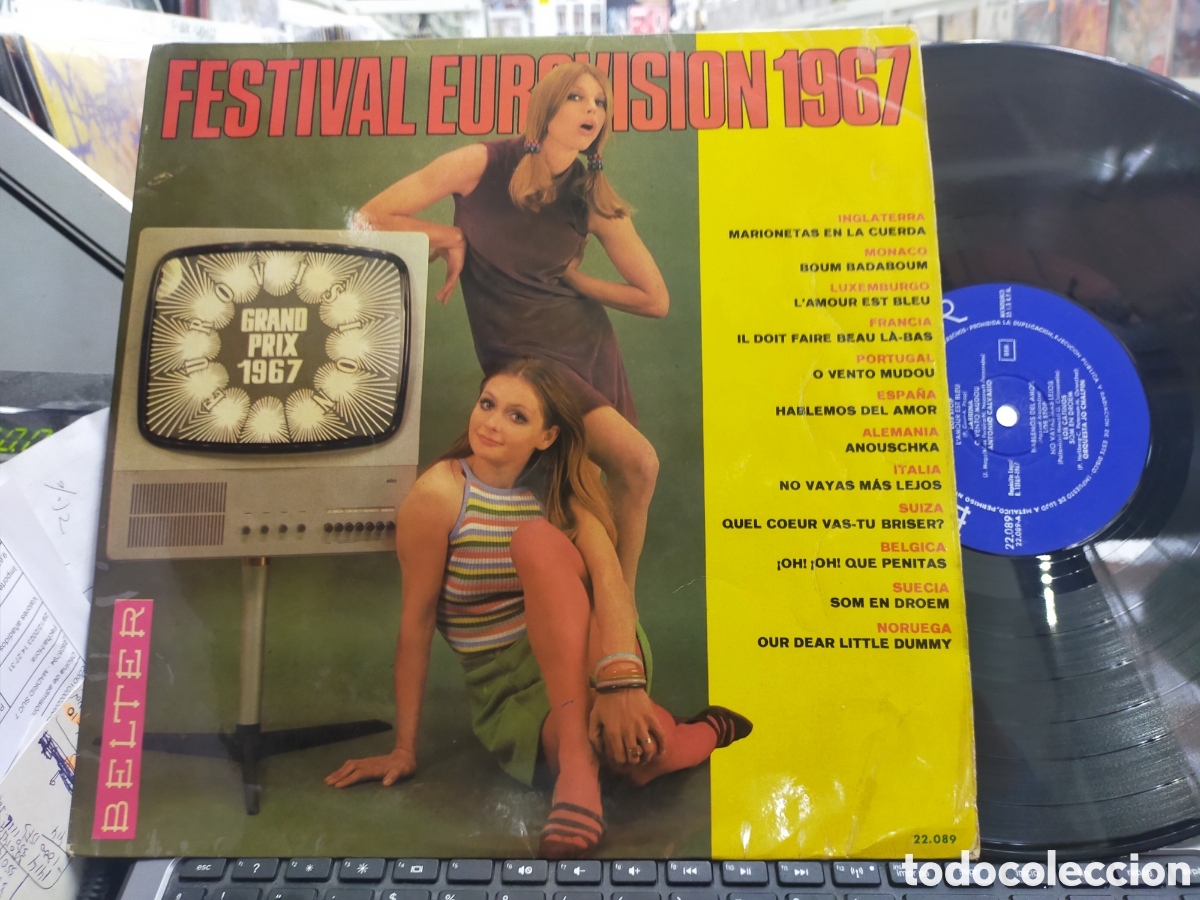 Discos de vinilo: Festival eurovisi&oacute;n 1967 LP - Foto 1
