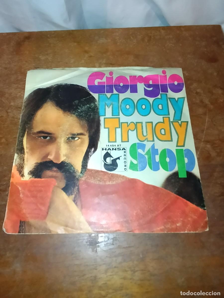 Discos de vinilo: Disco de vinilo Giorgio Moody Trudy / Stop - Foto 1