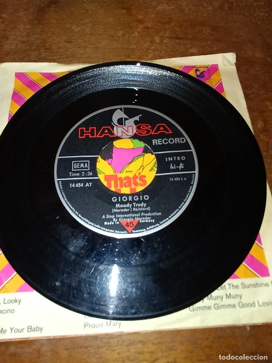Discos de vinilo: Disco de vinilo Giorgio Moody Trudy / Stop - Foto 4