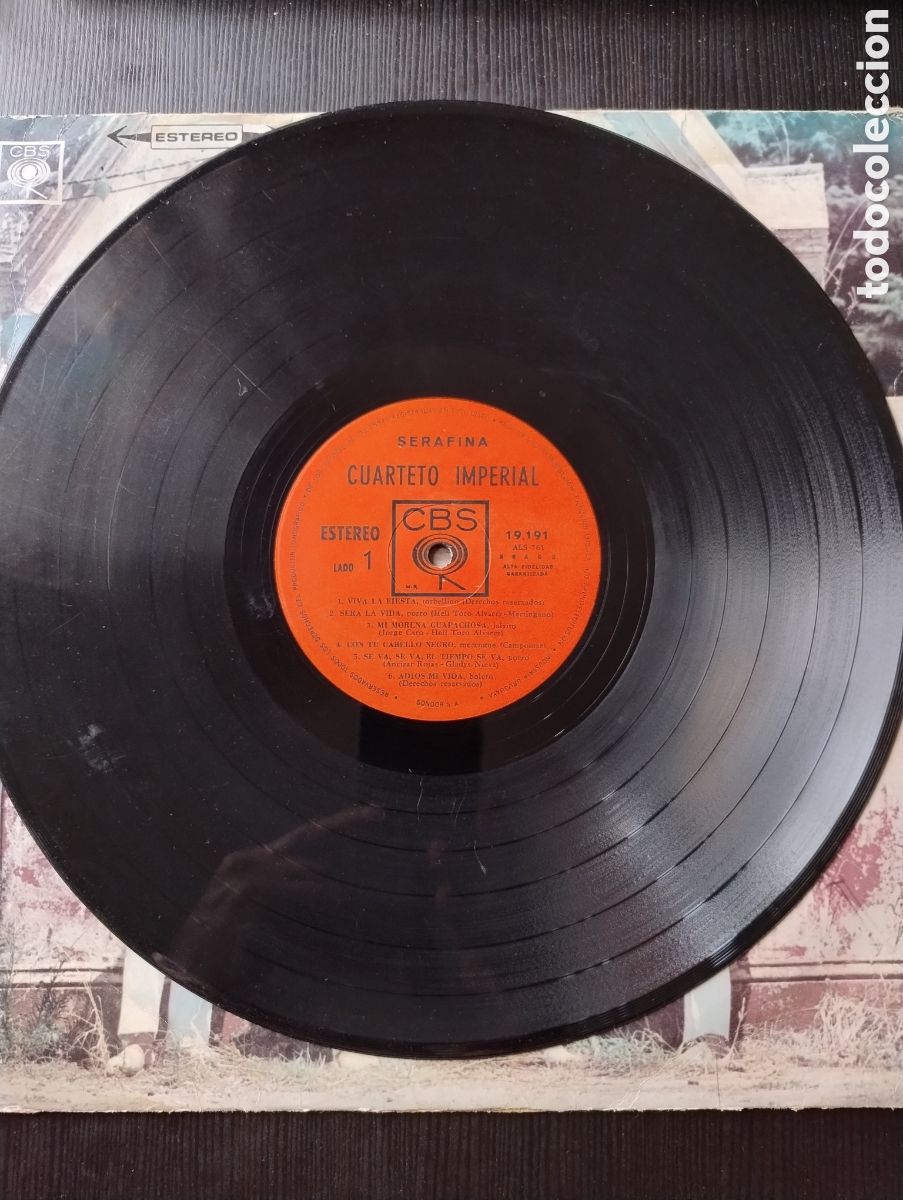 Discos de vinilo: Cuarteto Imperial LP Serafina - Foto 3