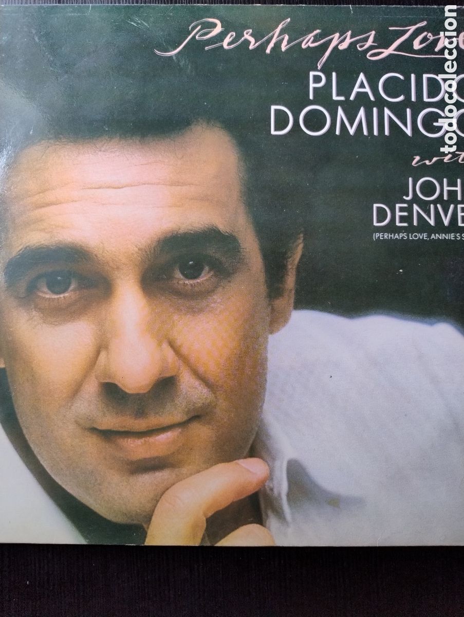 Discos de vinilo: Pl&aacute;cido Domingo LP perhaps Love - Foto 1