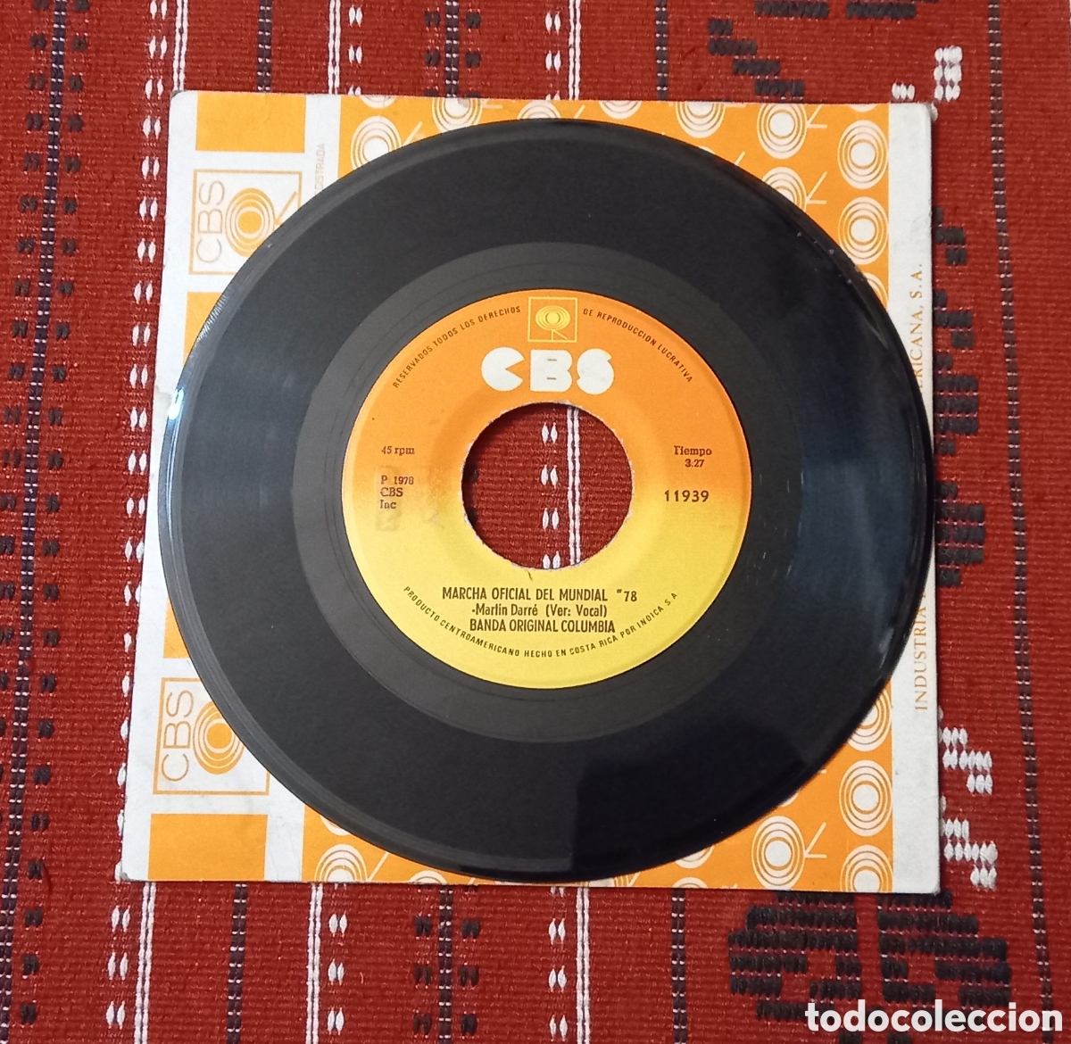 Discos de vinilo: Disco de vinilo Marcha Mundial 78 - Foto 1