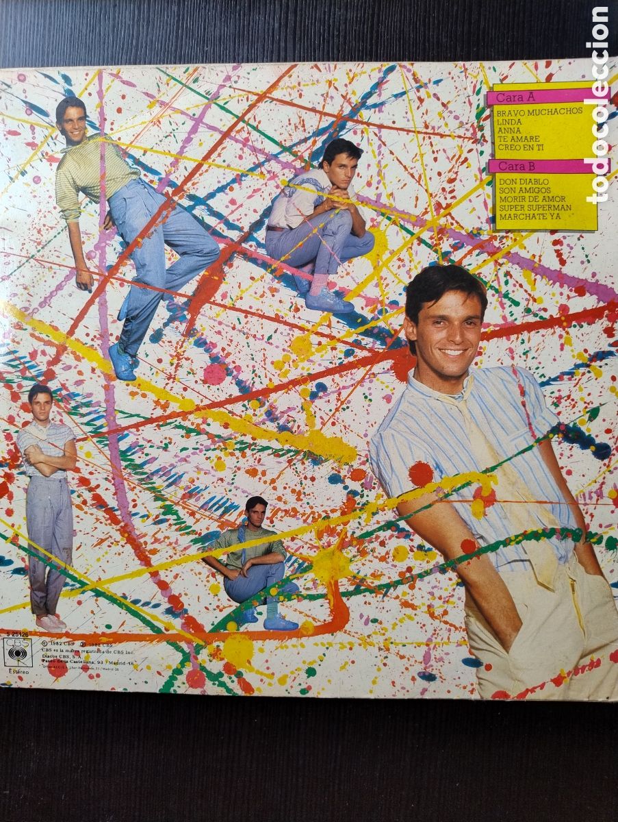 Discos de vinilo: Miguel Bos&eacute; LP Bravo muchachos - Foto 2