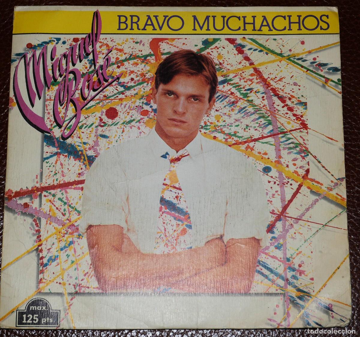 Discos de vinilo: SINGLE MIGUEL BOSE - BRAVO MUCHACHOS - SON AMIGOS - Foto 1