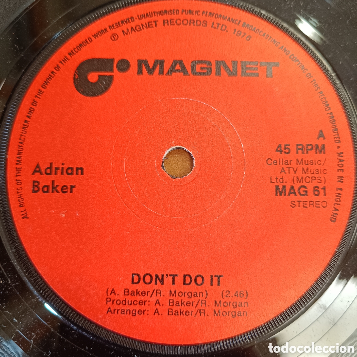Discos de vinilo: Adrian Baker &ndash; Dont Do It - Foto 1