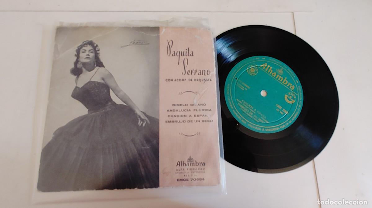 Discos de vinilo: PAQUITA SERRANO-EP DIMELO GITANO +3 - Foto 1