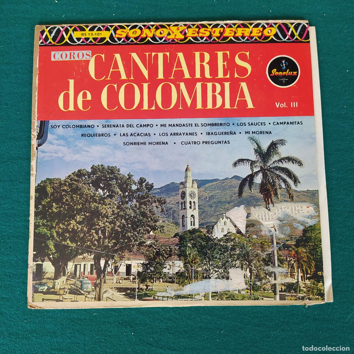 Dischi in vinile: Cantares De Colombia &ndash; Coros Cantares De Colombia, Vol. III