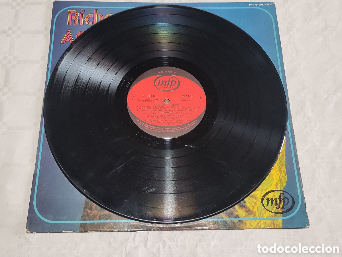 Discos de vinilo: Vinilo Richard Anthony - Foto 3