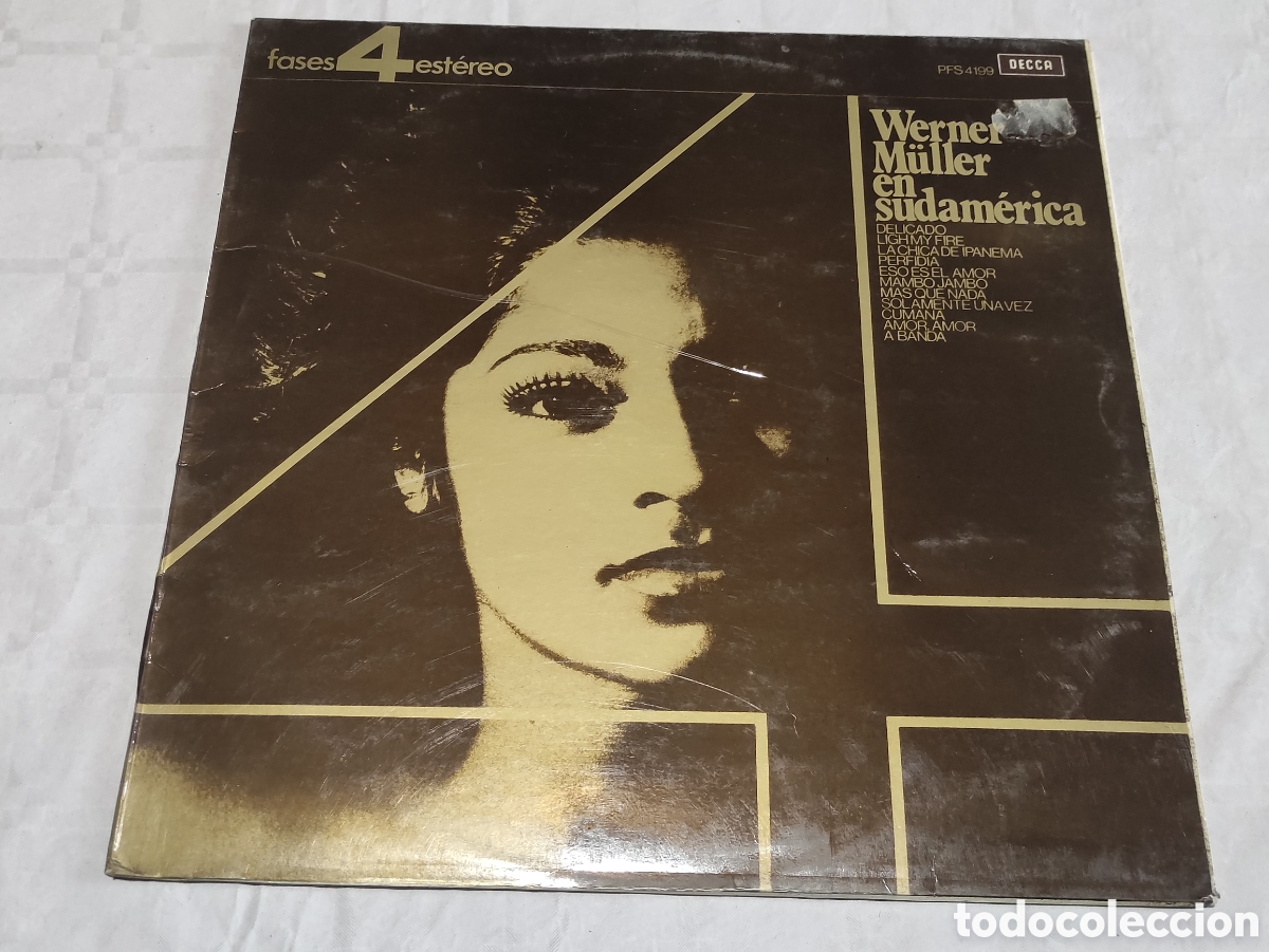 Discos de vinilo: Vinilo Werner m&uuml;ller en Sudam&eacute;rica. - Foto 1