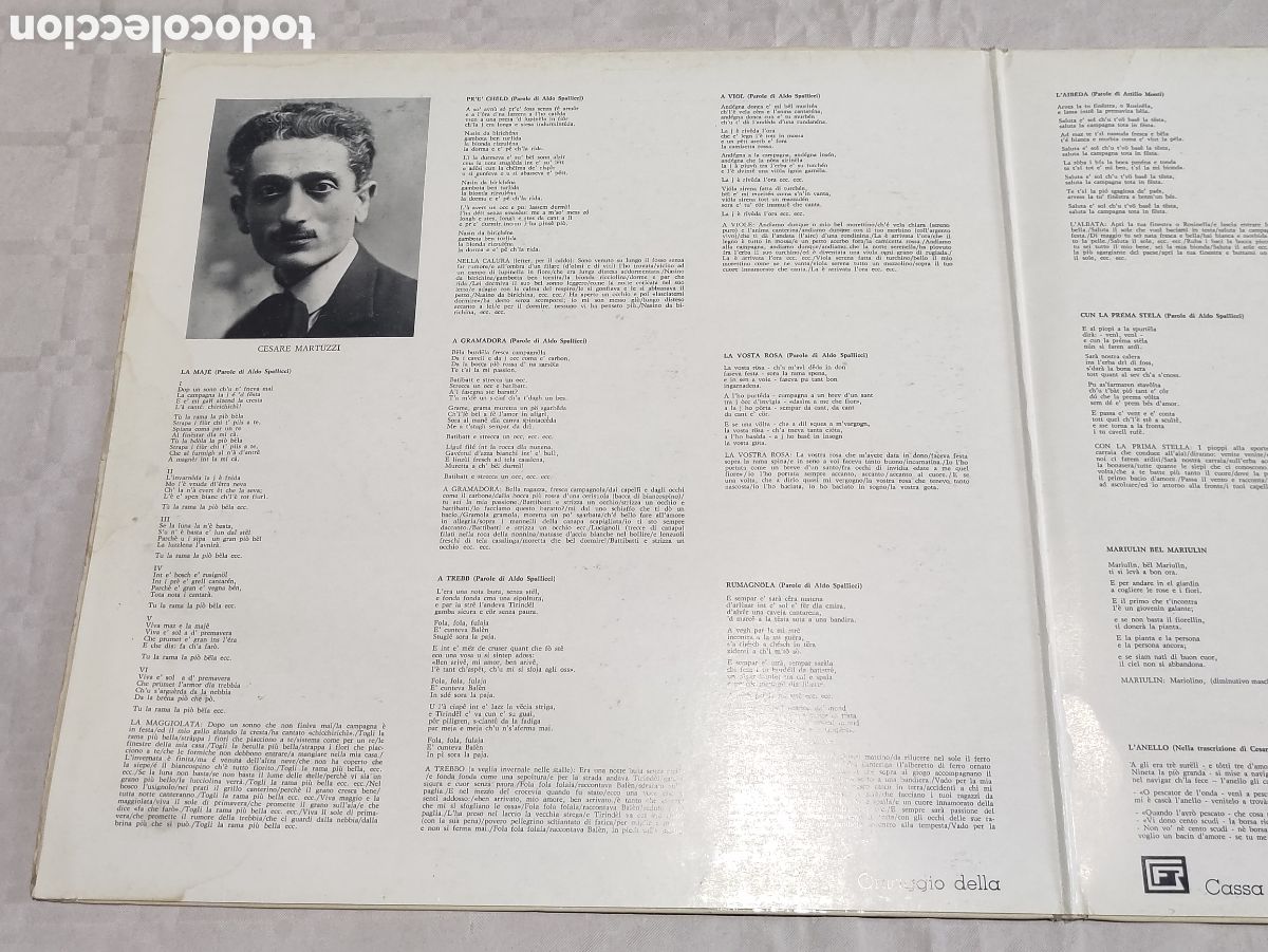 Discos de vinilo: Vinilo I canterini romagnoli. - Foto 3