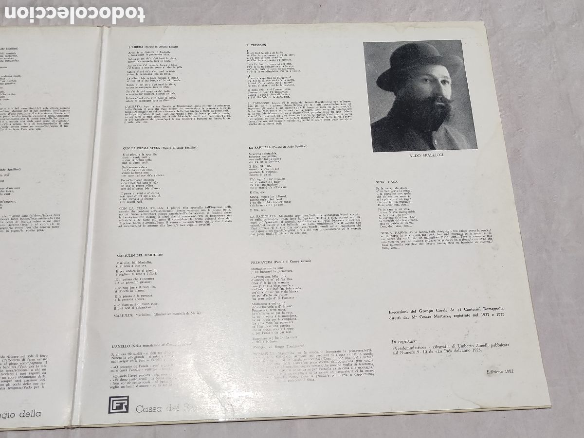 Discos de vinilo: Vinilo I canterini romagnoli. - Foto 4