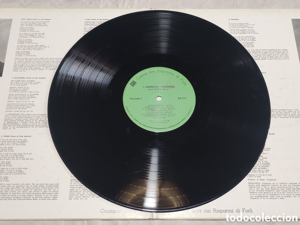 Discos de vinilo: Vinilo I canterini romagnoli. - Foto 5