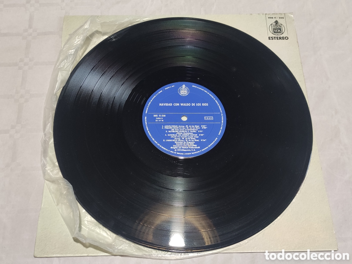 Discos de vinilo: Vinilo navidad con Waldo de los r&iacute;os. - Foto 3