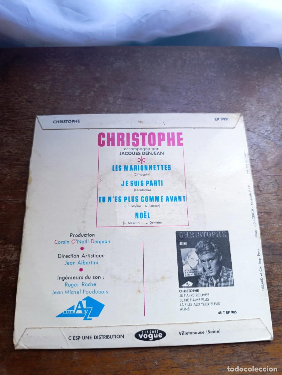 Discos de vinilo: Disco de vinilo Christophe &ndash; Je Suis Parti - Foto 2