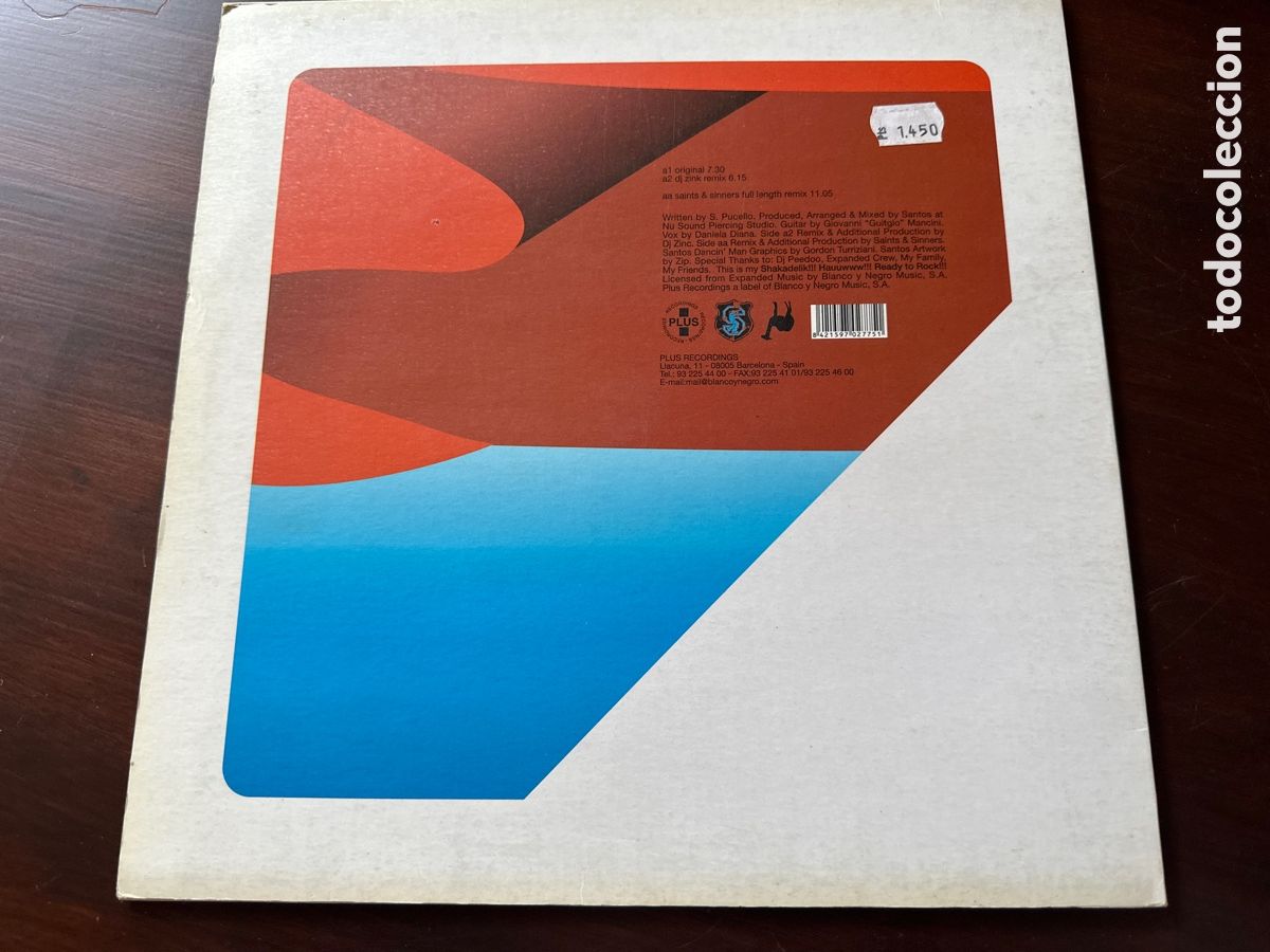 Discos de vinilo: SANTOS CAMELS - PLUS RECORDINGS - Foto 2
