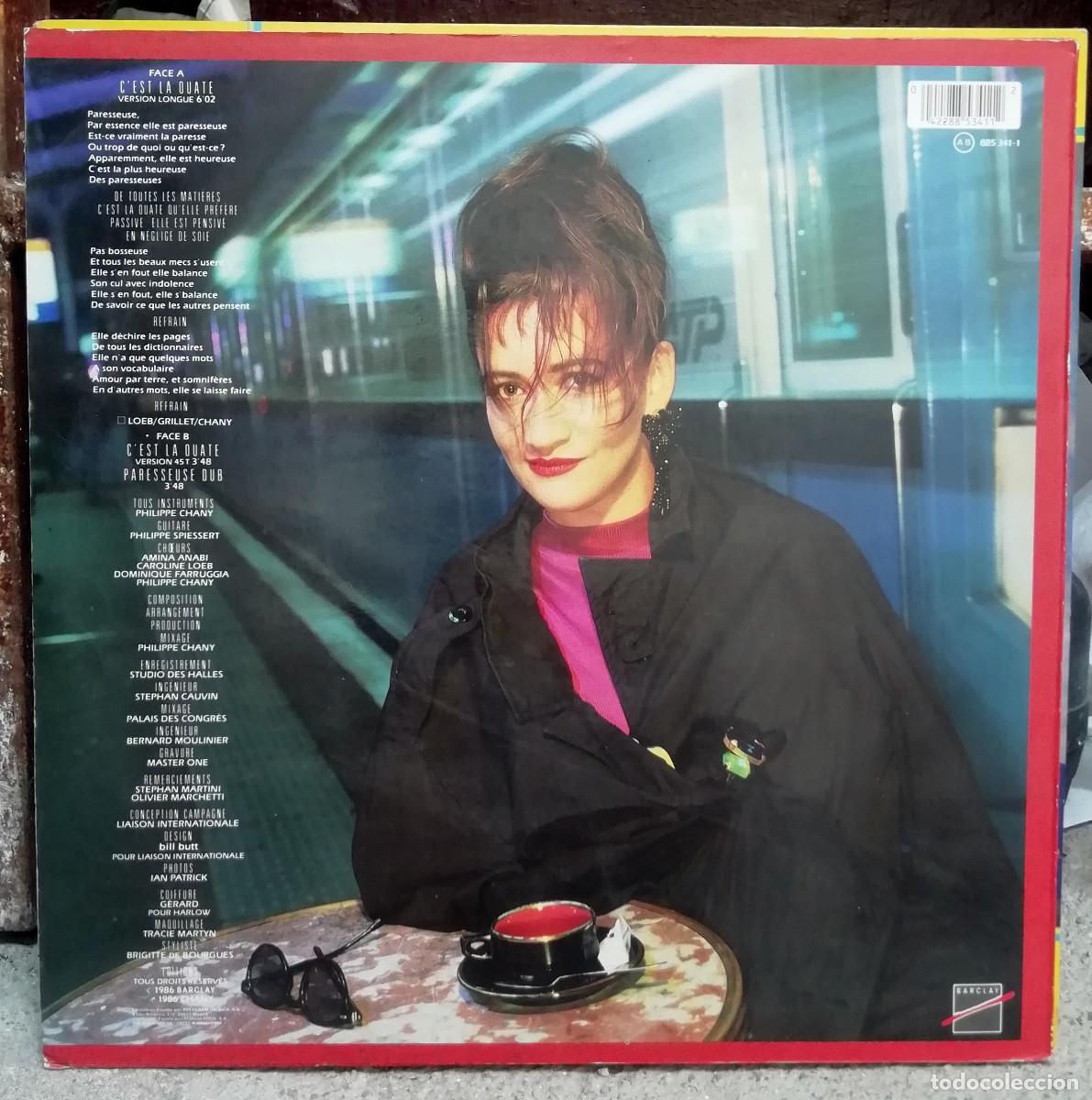 Discos de vinilo: Caroline Loeb &lrm;&ndash; Cest La Ouate Spain 1987 - Foto 2