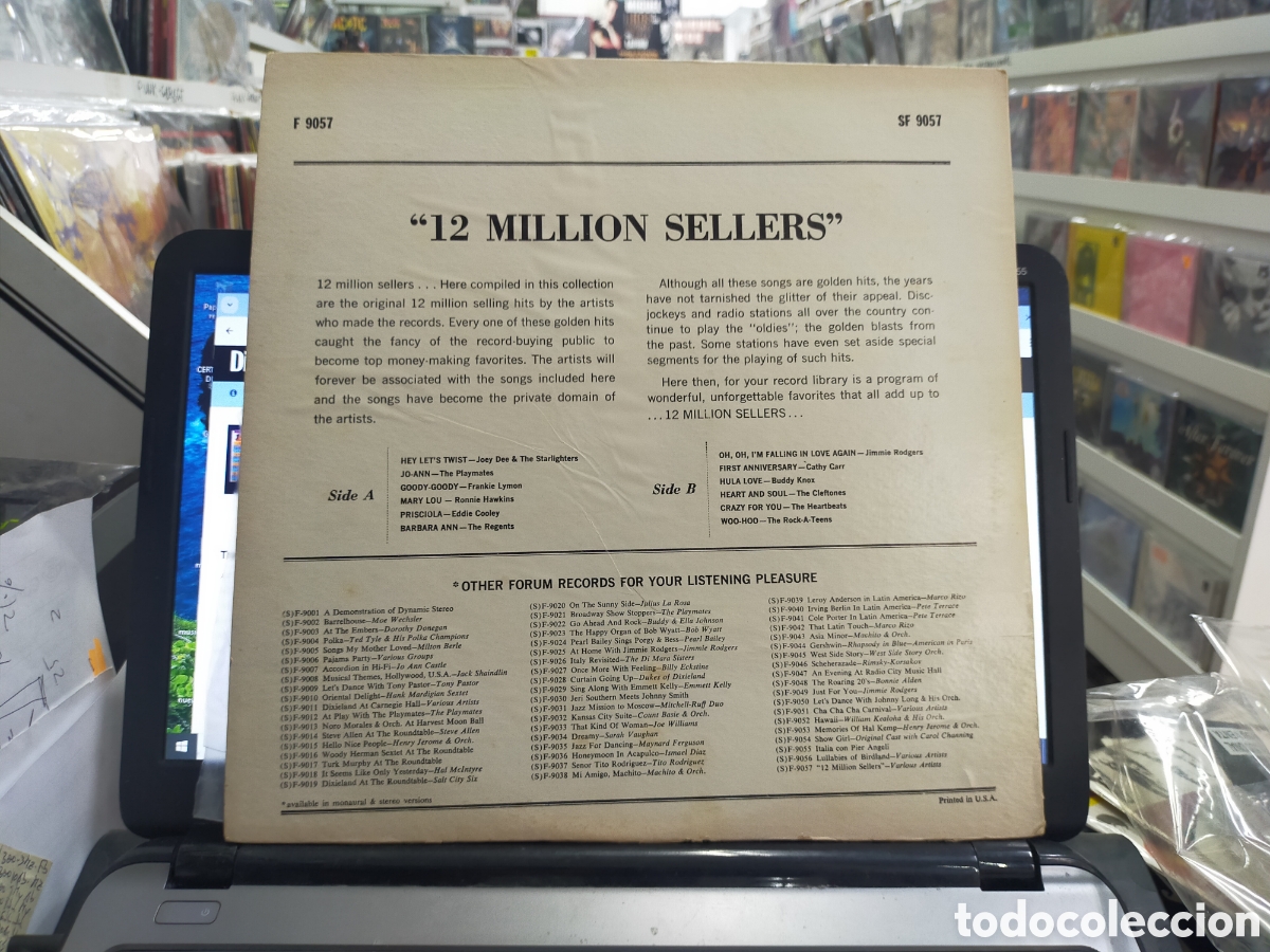 Discos de vinilo: 12 million sellers lp u.s.a. - Foto 2