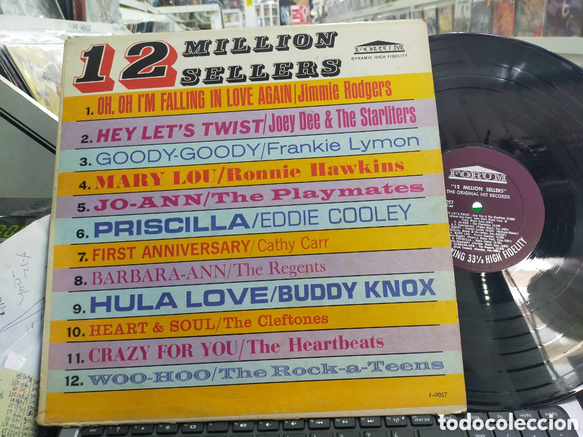 Discos de vinilo: 12 million sellers lp u.s.a. - Foto 1