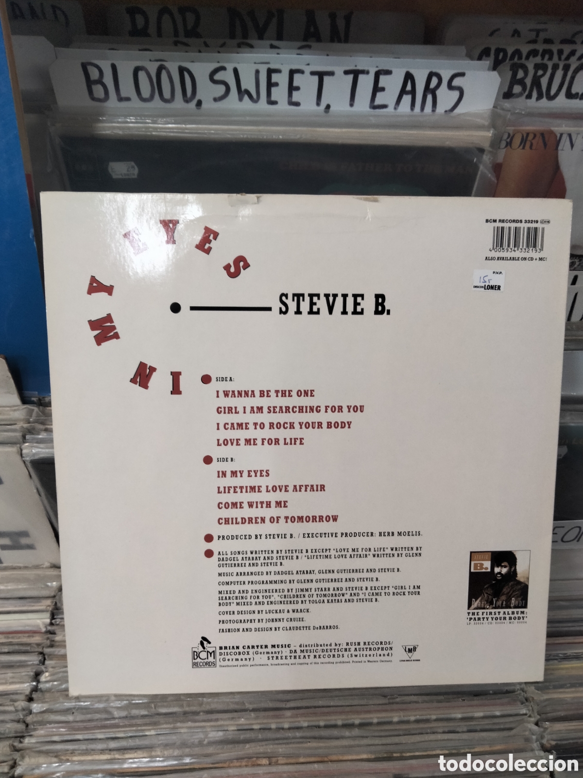Discos de vinilo: In my eyes stevie b lp - Foto 2