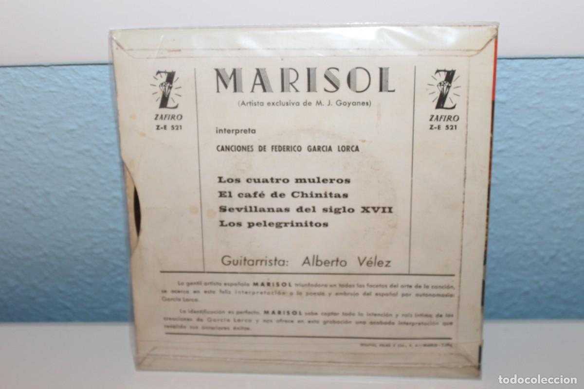 Discos de vinilo: MARISOL - INTERPRETA CANCIONES DE GARCIA LORCA - Foto 2