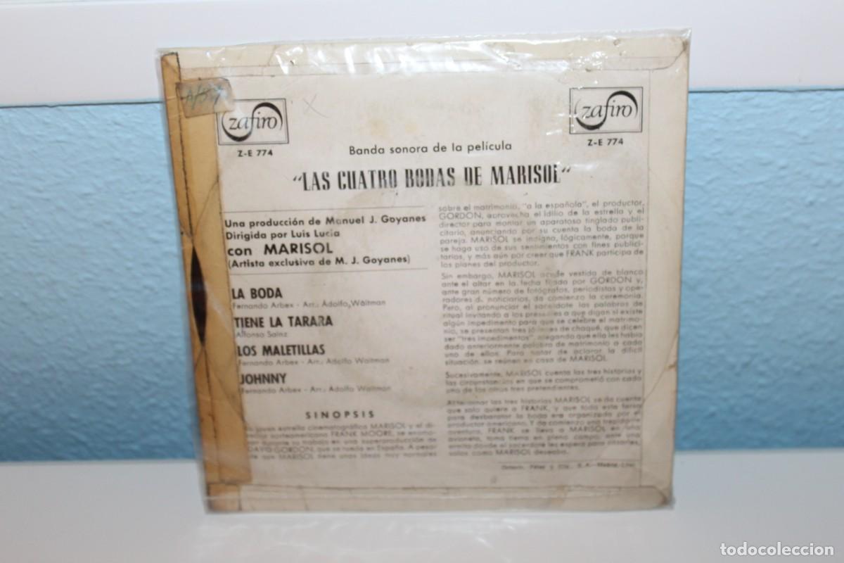Discos de vinilo: MARISOL - LABODA - TIENE LA TARARA - Foto 2