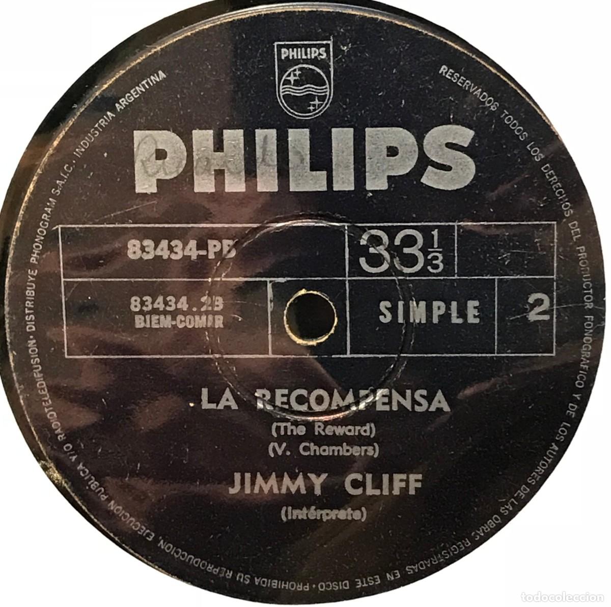 Discos de vinilo: Dos sencillos argentinos de Jimmy Cliff - Foto 2