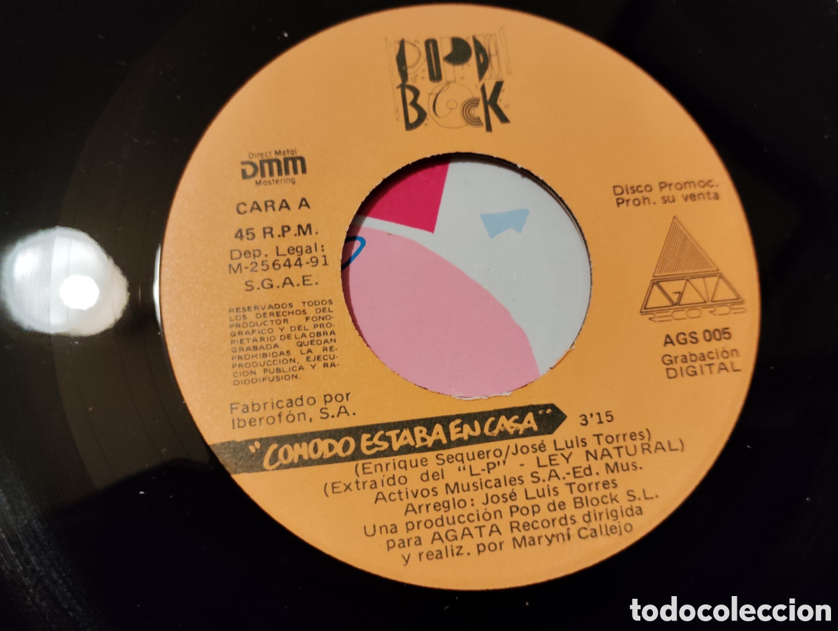 Discos de vinilo: POP DE BLOCK - &rdquo; COMODO ESTABA EN CASA &rdquo; ( 1991 ) - Foto 2