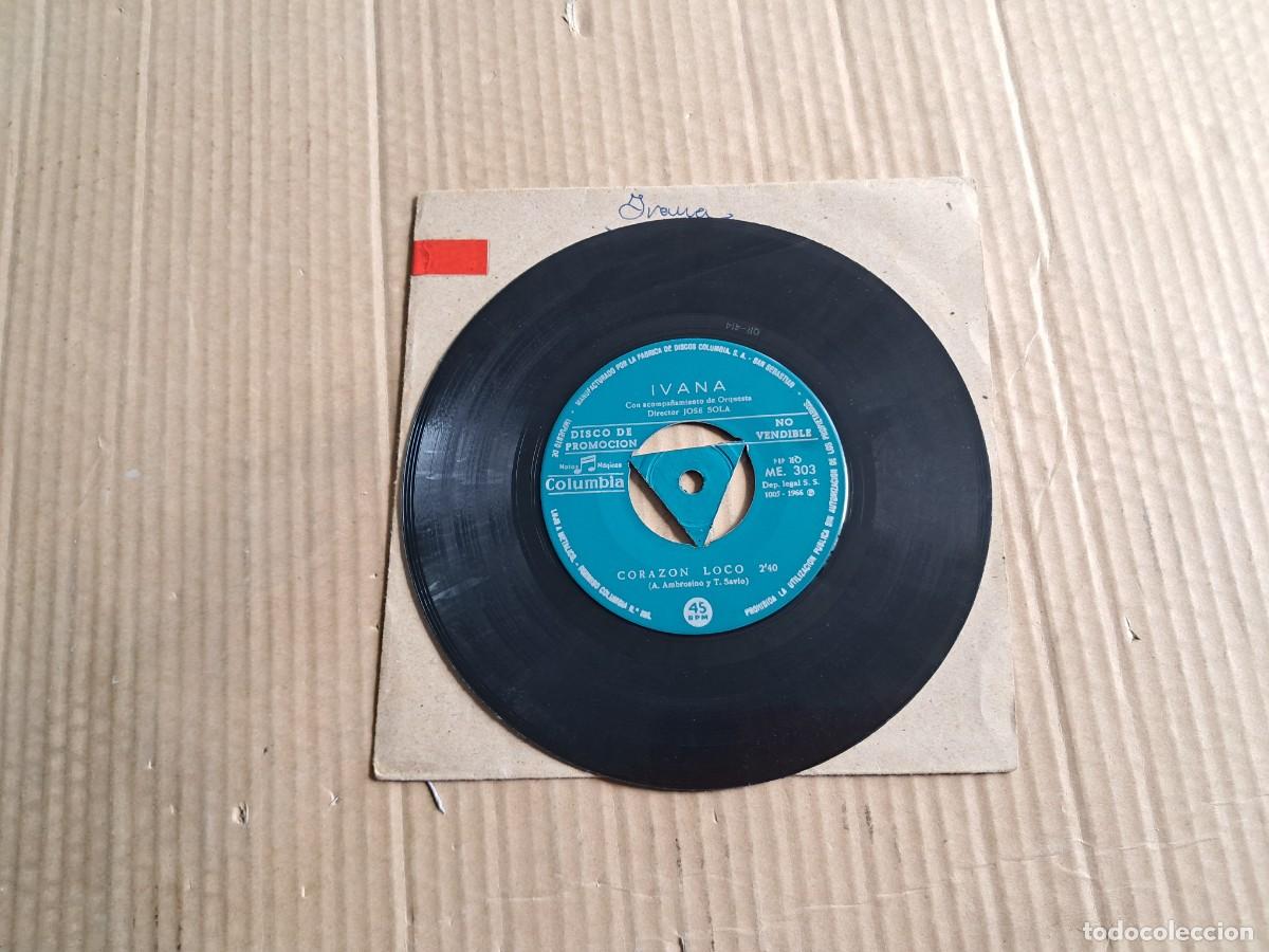 Discos de vinilo: IVANA - PERDONALE SINGLE PROMOCIONAL 1966 - Foto 1