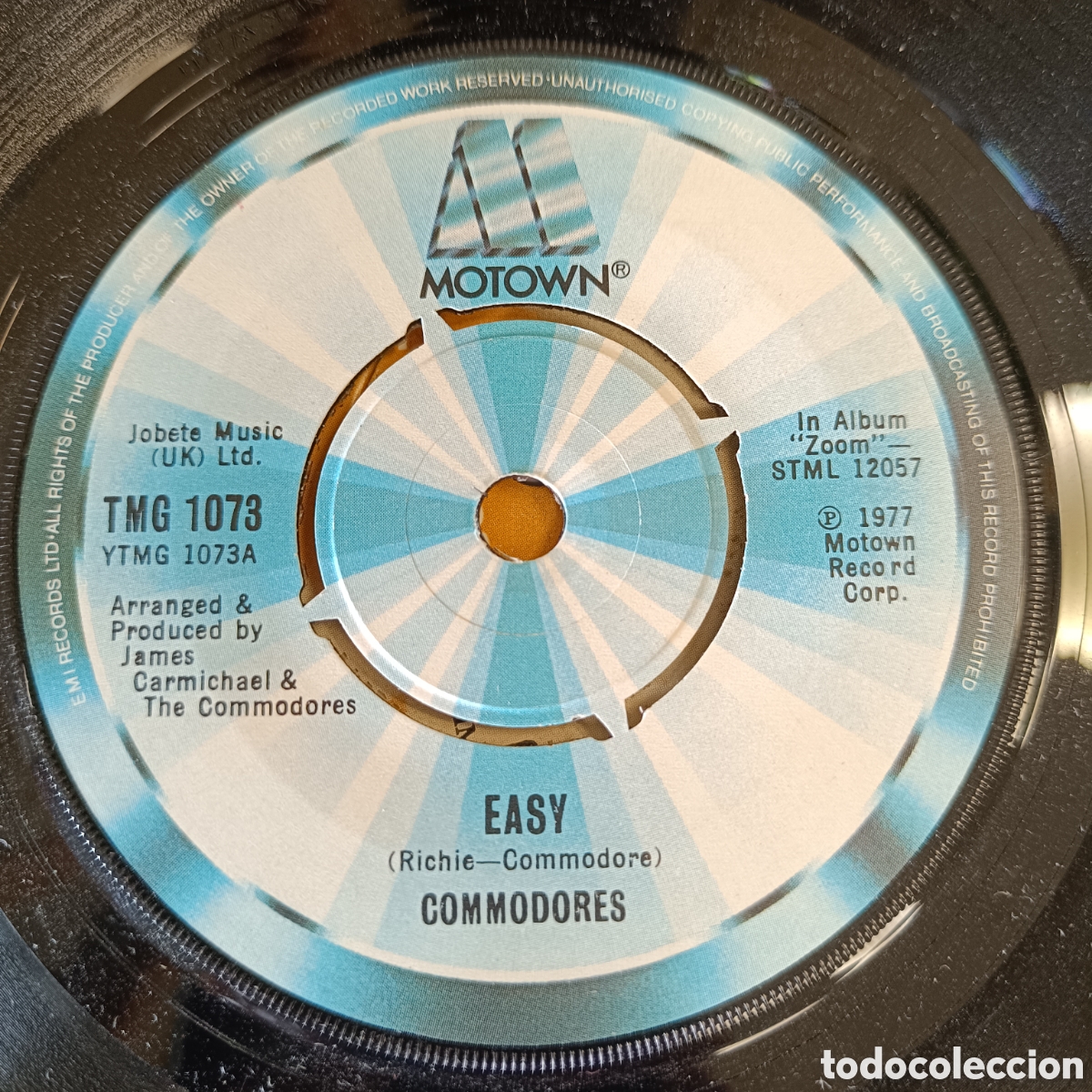 Discos de vinilo: Commodores &lrm;&ndash; Easy (UK Version) - Foto 1