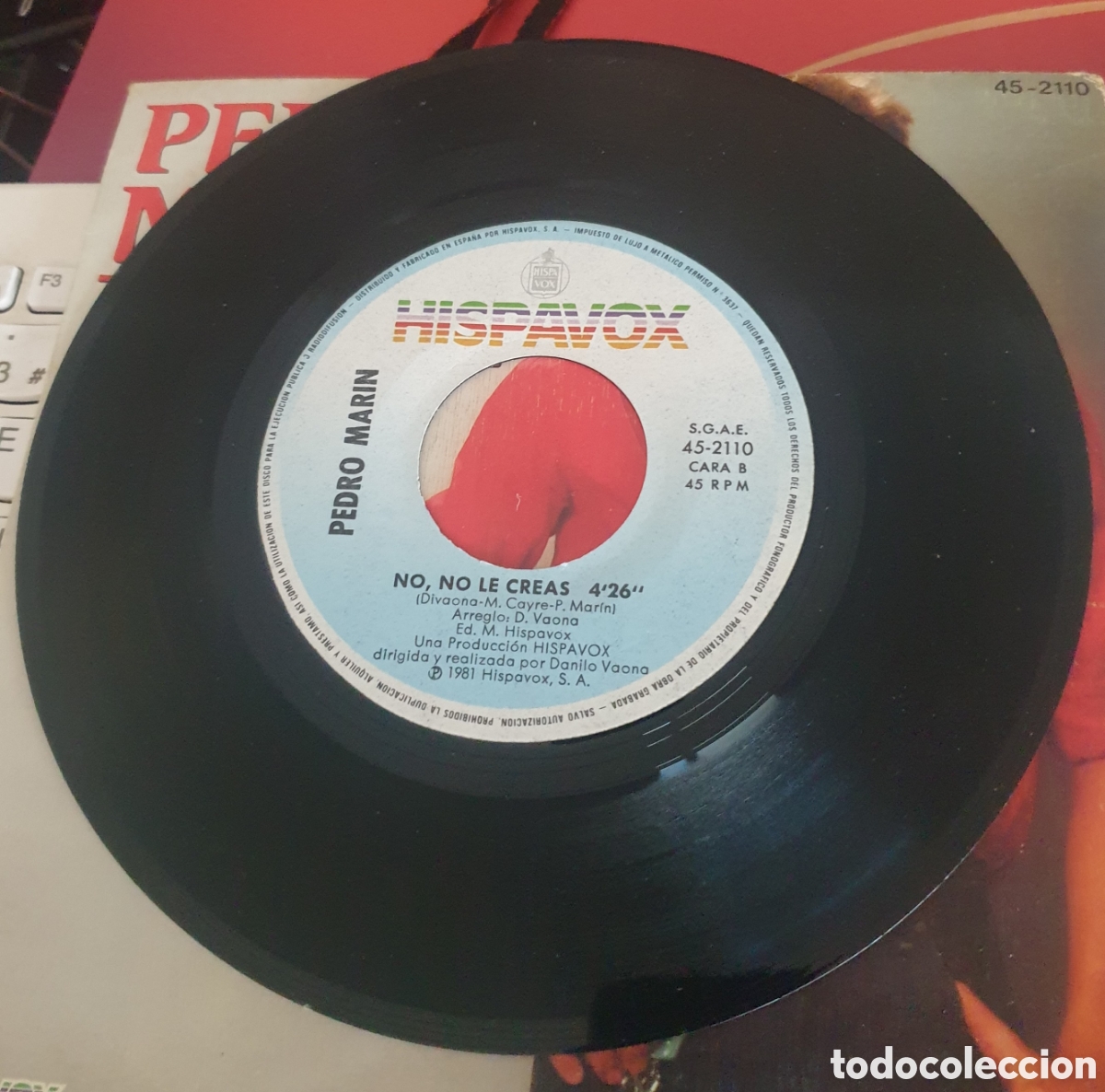 Discos de vinilo: Pedro Marin - cantare - Foto 2