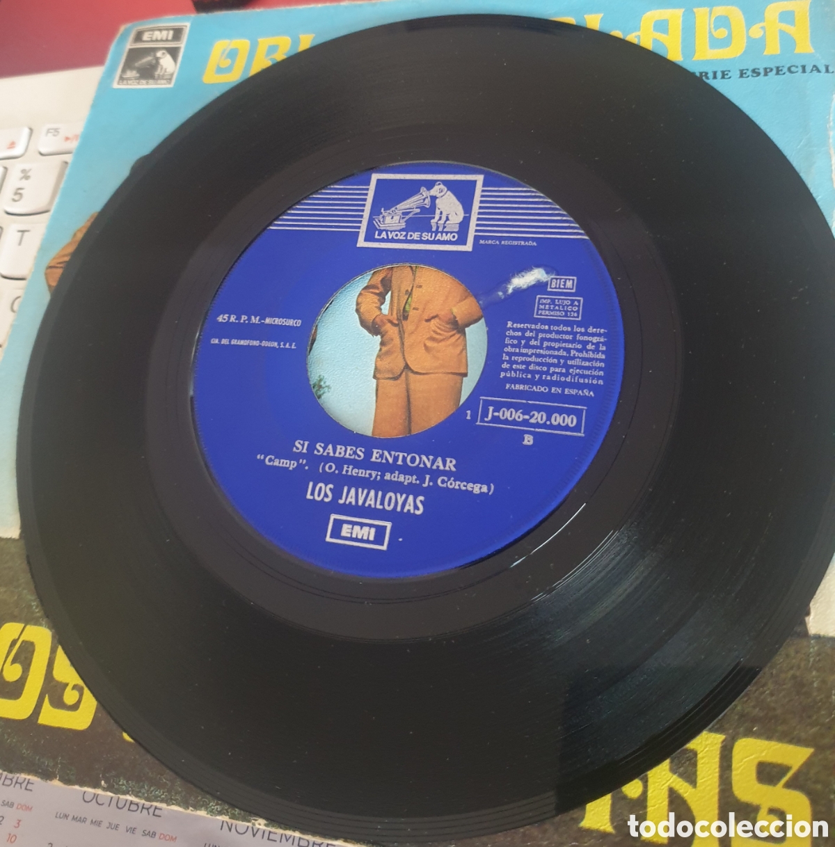 Discos de vinilo: Los javaloyas - Obl-adi Obl-ada - Foto 2