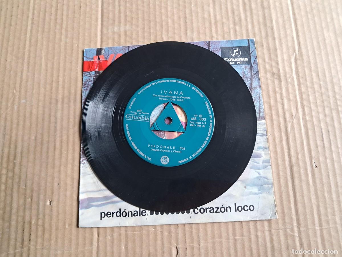 Discos de vinilo: IVANA - PERDONALE SINGLE 1966 - Foto 2