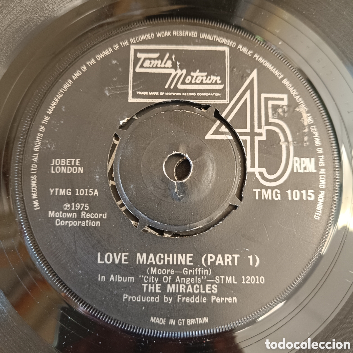 Discos de vinilo: The Miracles &lrm;&ndash; Love Machine - Foto 1