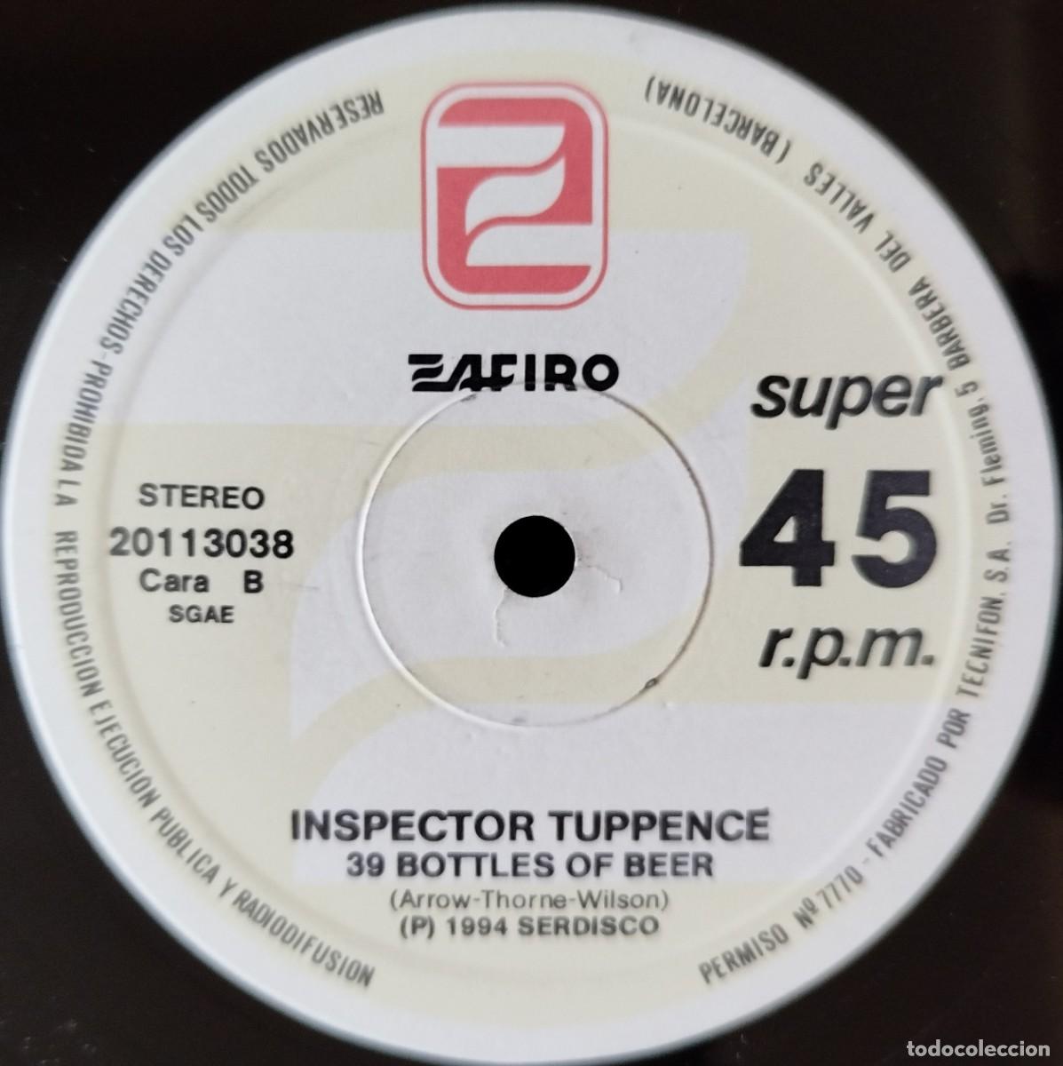 Discos de vinilo: INSPECTOR TUPPENCE ** Dont Put Me Down ** MAXI SINGLE VINILO 1994 - Foto 2