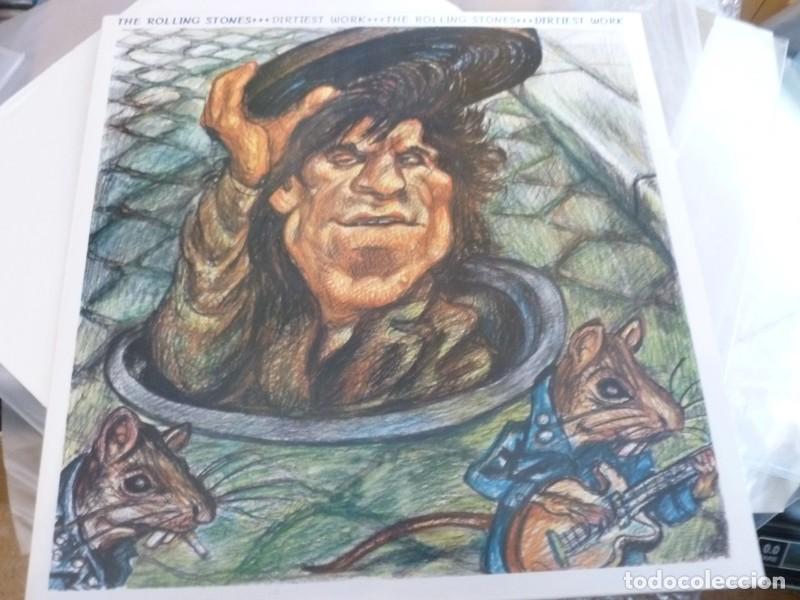 Discos de vinilo: Rolling Stones Dirtiest Work LP exc - Foto 1
