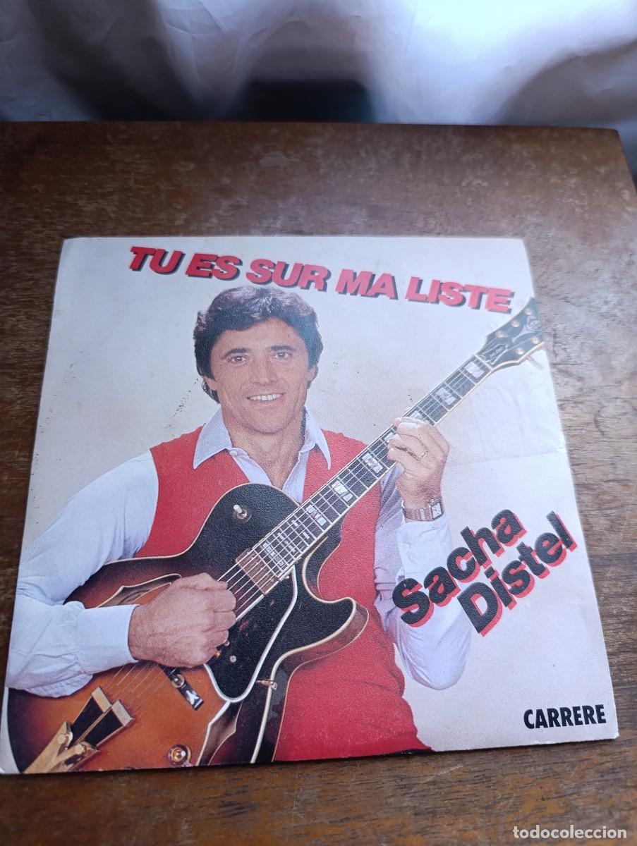 Discos de vinilo: Disco de vinilo Sacha Distel &ndash; Tu Es Sur Ma Liste - Foto 1