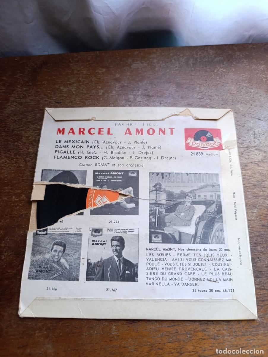 Discos de vinilo: Disco de vinilo Marcel Amont &ndash; 17 - Le Mexicain - Foto 5