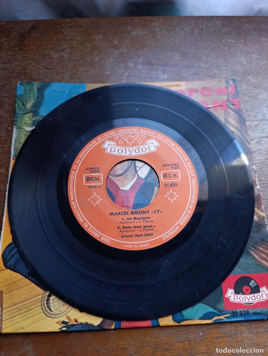 Discos de vinilo: Disco de vinilo Marcel Amont &ndash; 17 - Le Mexicain - Foto 6
