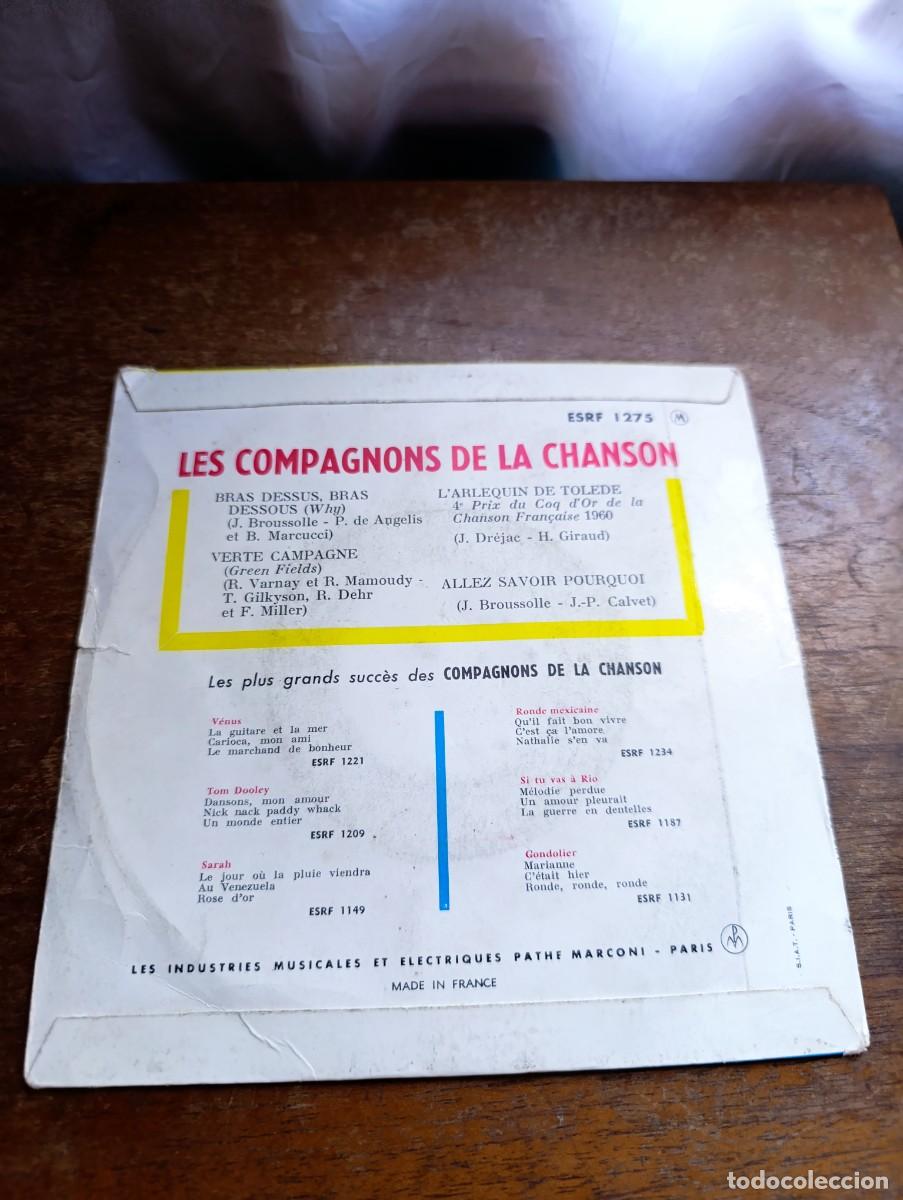 Discos de vinilo: Disco de vinilo Les Compagnons De La Chanson &ndash; Bras Dessus, Bras Dessous - Foto 2