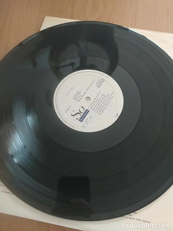 Discos de vinilo: Peter Gabriel So original Espa&ntilde;a 1986 EXC - Foto 5